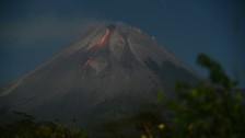 Endonezya'daki Merapi Yanardağı'nda volkanik hareketlilik
