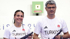 Atıcılık Milli Takımı, Paris Olimpiyatları'nda 10 metre havalı tabanca karışık kategorisinde gümüş madalya kazandı