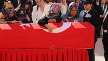 Kastamonu'da şehit düşen Polis Memuru Ahmet Şahan, memleketine uğurlandı