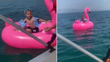 Yalova'da deniz simidiyle açıklara sürüklenen çocuk kurtarıldı