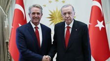 Cumhurbaşkanı Erdoğan, ABD Büyükelçisi Jeff Flake'i kabul etti