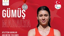 Paralimpik Oyunları'nda Aysel Önder gümüş madalya getirdi