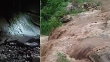 Hatay'da heyelan nedeniyle yayla yolu ulaşıma kapandı