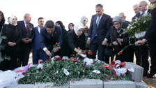 3 bakandan Narin Güran'ın mezarına ziyaret