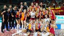 Galatasaray Daikin Kadın Voleybol Takımı Balkan Kupası'nda şampiyon oldu