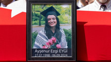 İsrail askerlerince öldürülen Ayşenur Ezgi Eygi, son yolculuğuna uğurlandı