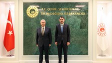 Bakan Kurum Ankara Büyükşehir Belediye Başkanı Yavaş'ı kabul etti