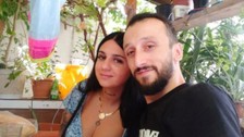 Meşale duvağına düştü; gelin yanmaktan son anda kurtuldu