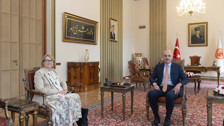 TBMM Başkanı Kurtulmuş, Finlandiya Büyükelçisini ağırladı