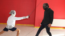 Baba antrenör, oğlu eskrimde Türkiye birincisi