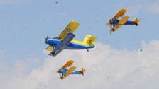 Sivrihisar Hava Gösterileri 2024 başladı! Türkiye'nin tek sivil kadın akrobasi pilotu Semin Öztürk Şener'in gösterisi nefes kesti