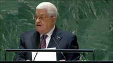 Mahmud Abbas BM Genel Kurulu'nda dünyaya seslendi: "İsrail Gazze'den tamamen çekilmeli"