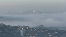 İstanbul'un bazı bölgelerinde sis etkili oldu