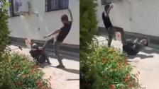 75 yaşındaki adamı acımasızca darp etti, o anlar kameraya yansıdı