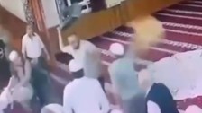 Namaz kıldıran imamın başına tabureyle vurmuştu: Gözaltına alındı