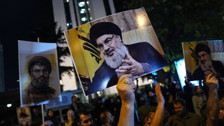 Hizbullah Lideri Nasrallah'ın Öldürülmesi İstanbul'da Protesto Edildi