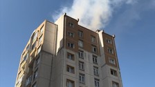 Başakşehir'de 14 Katlı Bina Çatısında Yangın Kontrol Altına Alındı