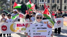 Manisa'da Filistinli çocuklar için farkındalık etkinliği
