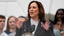 ABD başkanlık yarışında Kamala Harris, Donald Trump'ın 4 puan önünde