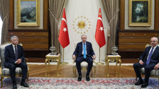 Cumhurbaşkanı Erdoğan, Laszlo Köver'i kabul etti