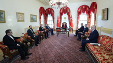 Cumhurbaşkanı Erdoğan, 4 ülkenin dışişleri bakanlarını kabul etti