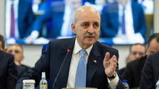 TBMM Başkanı Kurtulmuş'tan "Öcalan" açıklaması: "Bir eli silahta bir eli sandıkta siyaset olmaz"