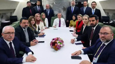 Cumhurbaşkanı Erdoğan'ın uçağında "adaylık" sorusunun yasaklandığı iddialarına yanıt