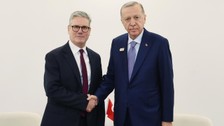 Cumhurbaşkanı Erdoğan, İngiltere Başbakanı Starmer'i kabul etti