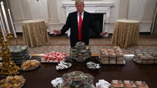 Donald Trump'ın fastfoodlu diyet listesi 🍔🥤