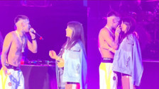 Wanda Nara'dan yeni sevgilisine sürpriz: Konserde sahneye çıktı