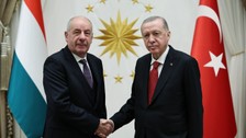 Cumhurbaşkanı Erdoğan, Macaristan Cumhurbaşkanı Tamas Sulyok ile görüştü