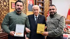Devrimde büyük rol oynadılar! Suriye'deki Türkmen komutanlardan Bahçeli'ye ziyaret