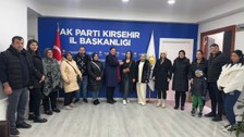 Kırşehir'de, CHP'den istifa eden 12 kişi AK Parti'ye katıldı