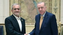 Cumhurbaşkanı Erdoğan, İranlı mevkidaşı Pezeşkiyan ile görüştü