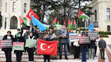İstanbul'da Filistinli çocuklar için eylem