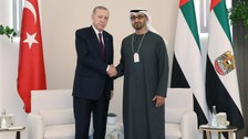Cumhurbaşkanı Erdoğan, BAE Devlet Başkanı ile görüştü