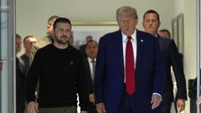 Zelenskiy'den, Trump'a: Barış kılıç ve kalkanla sağlanır