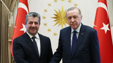 Cumhurbaşkanı Erdoğan, IKBY Başbakanı Barzani'yi kabul etti