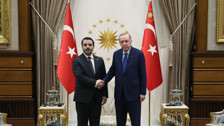 Cumhurbaşkanı Erdoğan, Suriye Dışişleri Bakanı Şeybani'yi kabul etti
