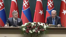 Cumhurbaşkanı Erdoğan ortak basın toplantısında Ukrayna mesajı: "Kalıcı barış tesis edilmedir"