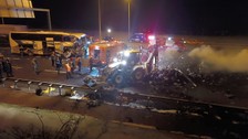 TAG Otoyolu’nda zincirleme kaza: 1 ölü 19 yaralı