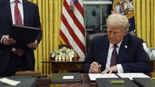 Koltuğa oturur oturmaz imzalamıştı! Trump'ın kararnamesi iptal edildi