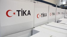 TİKA'dan Arnavutluk'ta 700 yetim aileye gıda yardımı