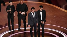 Oscar törenine damga vuran anlar: Basel'e baktığımda kardeşimi görüyorum ama o özgür değil