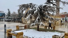 Kırşehir'de kar yağışı nedeniyle taşımalı eğitime ara verildi