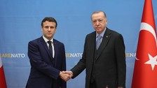 Cumhurbaşkanı Erdoğan Macron ile görüştü
