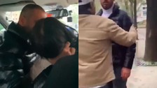 Esenyurt'ta takside korkunç anlar! Kadın yolcu küfür etti, taksici tokatlayıp saçını çekti