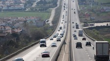 Tekirdağ-İstanbul yolunda bayram dönüş yoğunluğu