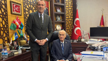 Saffet Sancaklı, Devlet Bahçeli'yi makamında ziyaret etti