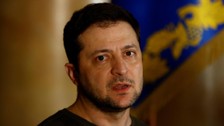 Ukrayna Devlet Başkanı Zelenskiy hava saldırısı alarmlarının çaldığını duyurdu